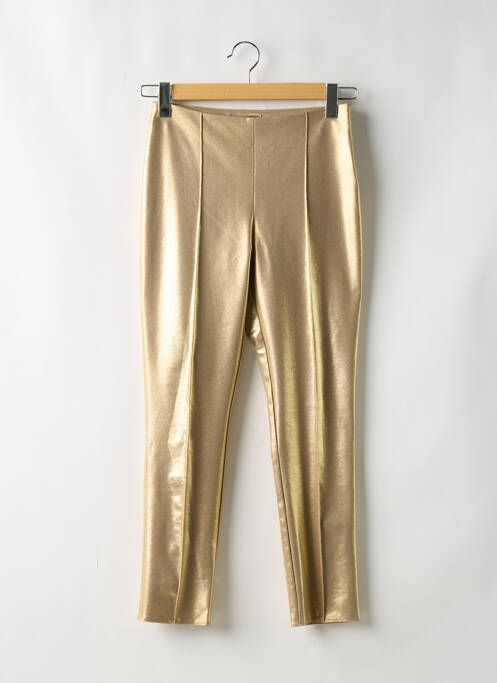 Pantalon slim auriu RINASCIMENTO femeie