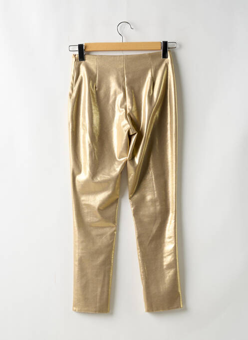 Pantalon slim auriu RINASCIMENTO femeie