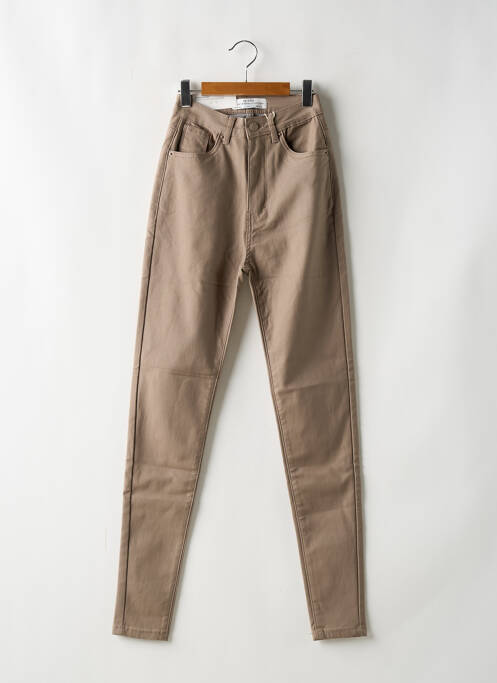 Pantalon slim bej VS.MISS femeie