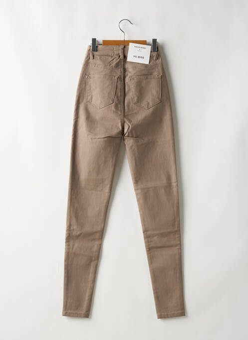 Pantalon slim bej VS.MISS femeie