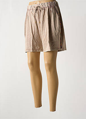 Șort maro GOLD SILVER femeie