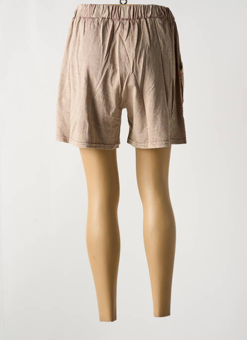 Șort maro GOLD SILVER femeie