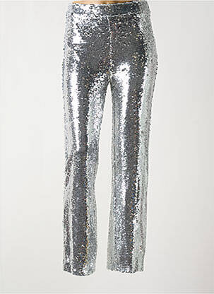 Pantalon drept argintiu EXQUISS'S femeie