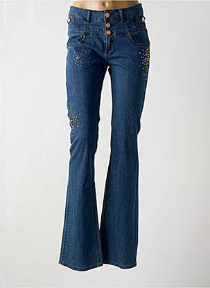 Blugi cu croială evazată albastru LESLIE femeie