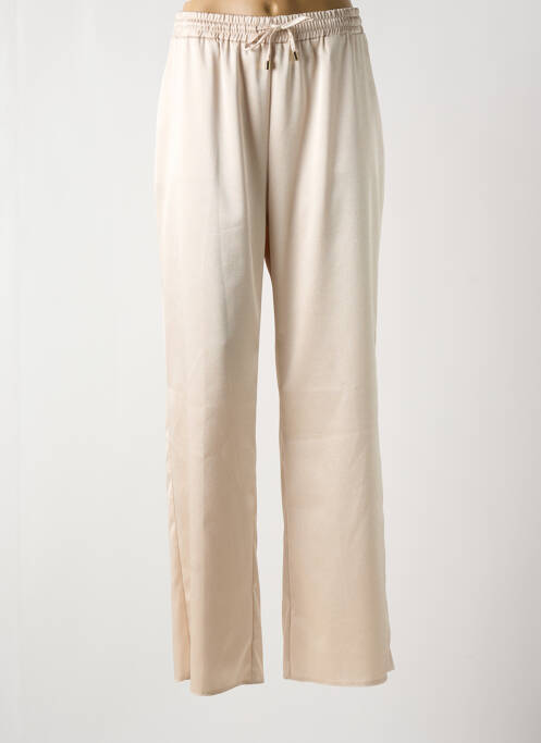 Pantalon larg bej RINASCIMENTO femeie