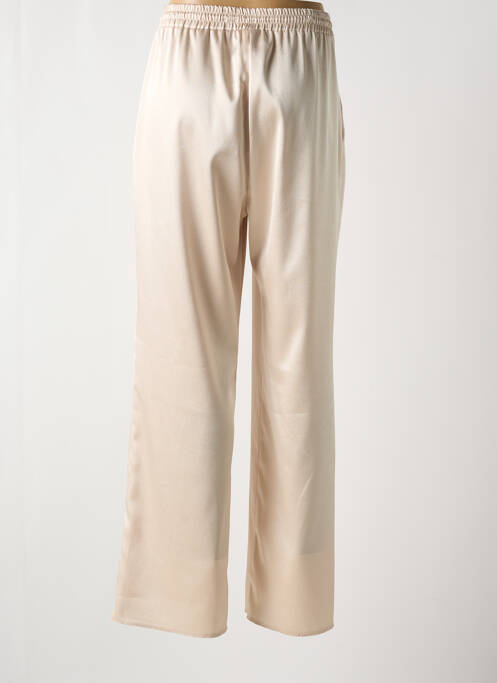 Pantalon larg bej RINASCIMENTO femeie