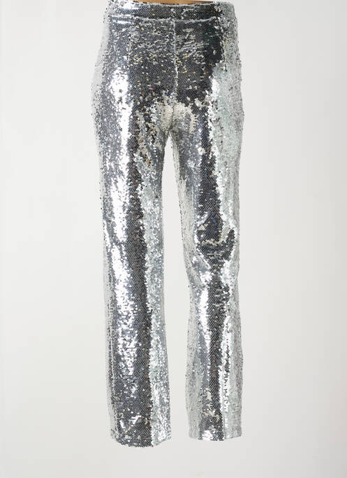 Pantalon drept argintiu EXQUISS'S femeie