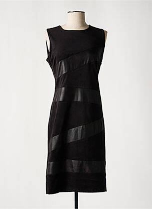 Rochie midi fără mâneci fără mâneci negru MISS TIC femeie