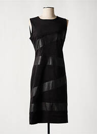 Rochie midi fără mâneci fără mâneci negru MISS TIC femeie