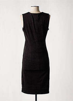 Rochie midi fără mâneci fără mâneci negru MISS TIC femeie