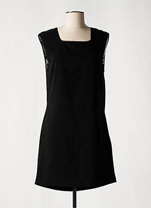 Rochie scurtă fără mâneci fără mâneci negru ANA SOUSA femeie