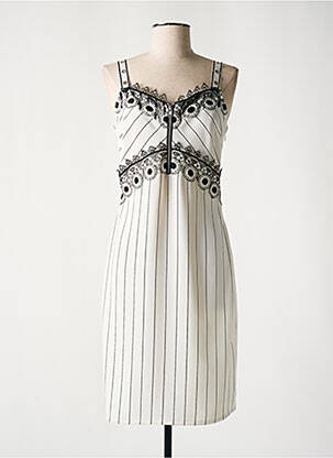 Rochie midi alb LESLIE femeie