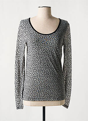 Top elasticitate mâneci lungi gri ST-MARTINS femeie