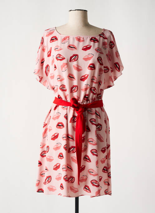 Rochie scurtă roz TEMPERATURA femeie