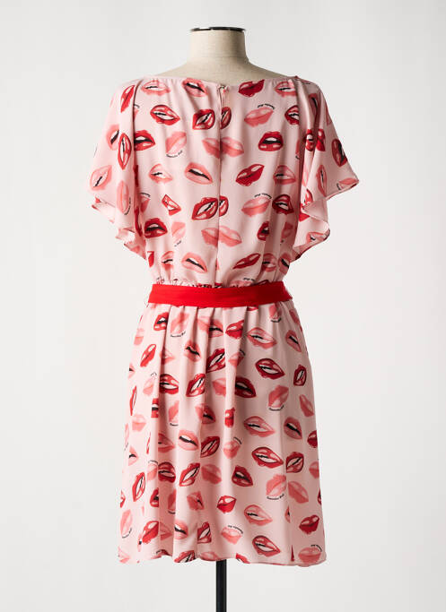 Rochie scurtă roz TEMPERATURA femeie