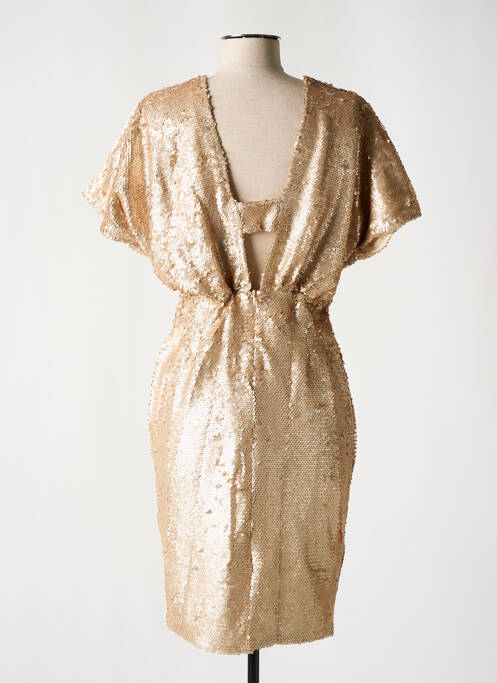 Rochie midi bej EXQUISS'S femeie