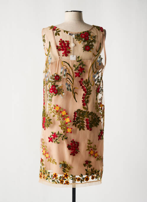 Rochie midi bej LESLIE femeie