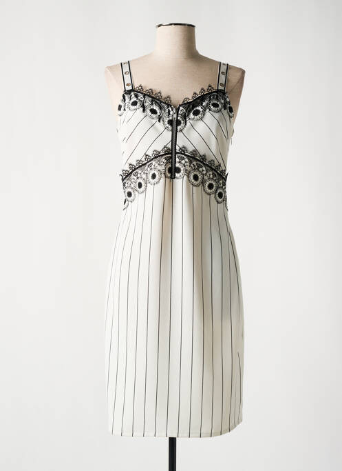 Rochie midi alb LESLIE femeie