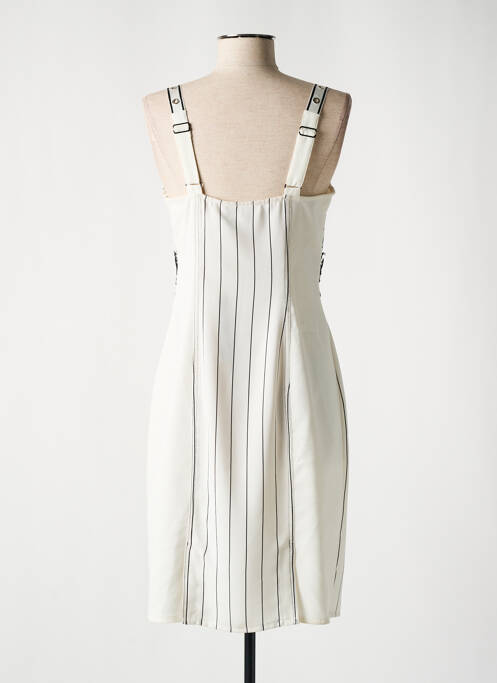 Rochie midi alb LESLIE femeie