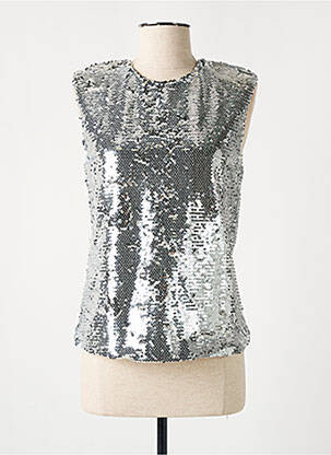 Top argintiu EXQUISS'S femeie