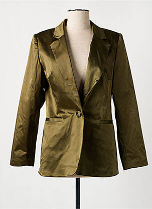Sacou buzunare verde LAUREN VIDAL femeie