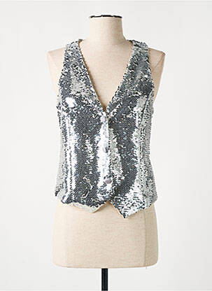 Vestă fără mâneci argintiu EXQUISS'S femeie