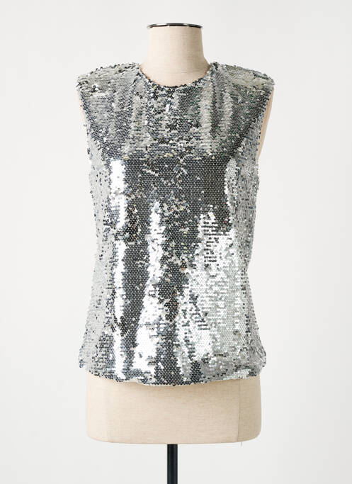 Top argintiu EXQUISS'S femeie