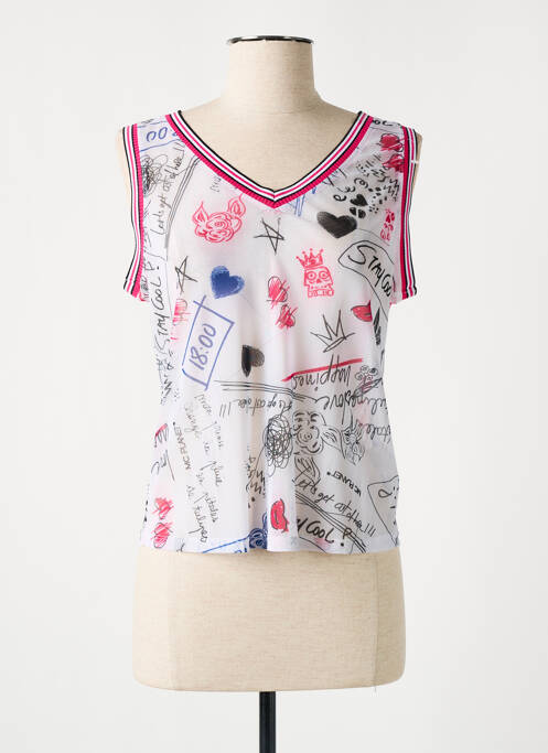 Top alb MC PLANET femeie