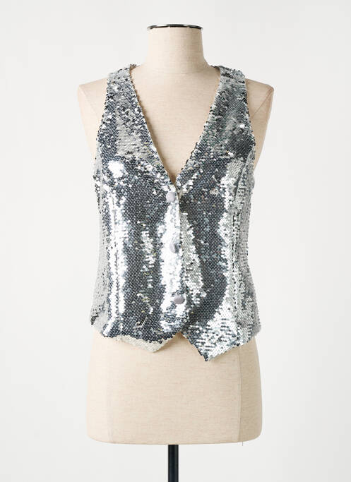 Vestă fără mâneci argintiu EXQUISS'S femeie