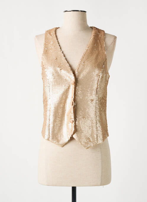 Vestă fără mâneci bej EXQUISS'S femeie