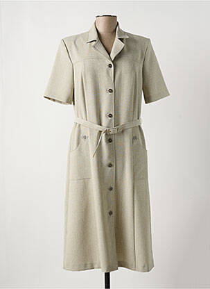 Rochie midi bej GEVANA femeie