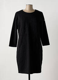 Rochie midi imprimeu fantezie mâneci lungi negru CONCEPT  K femeie