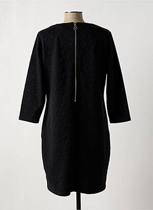 Rochie midi imprimeu fantezie mâneci lungi negru CONCEPT  K femeie