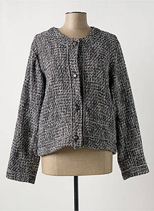 Jachete casual guler rotund negru AGATHE & LOUISE femeie