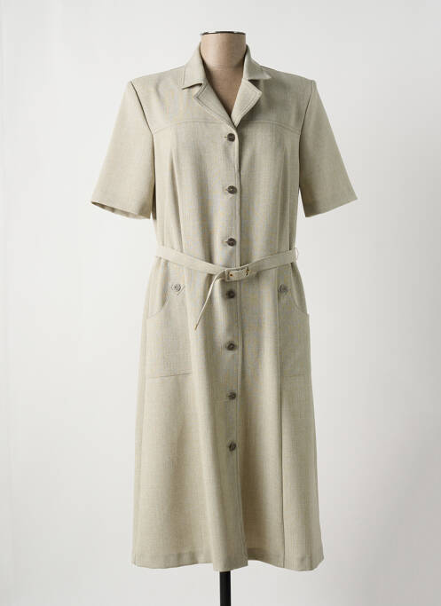 Rochie midi bej GEVANA femeie