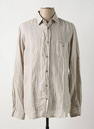 Cămașă cu mâneci lungi bej DELAHAYE bărbat