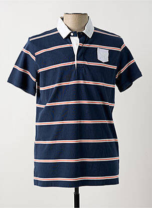 Polo albastru SERGE BLANCO bărbat