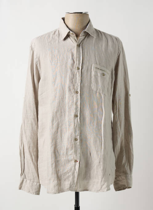 Cămașă cu mâneci lungi bej DELAHAYE bărbat