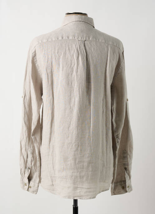 Cămașă cu mâneci lungi bej DELAHAYE bărbat