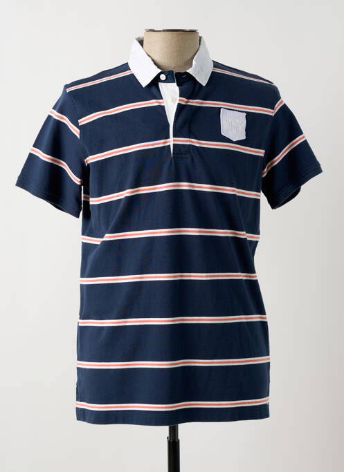 Polo albastru SERGE BLANCO bărbat