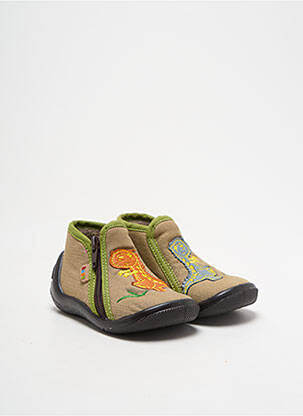 Papuci/Pantofi de casă bej BOPY băiat