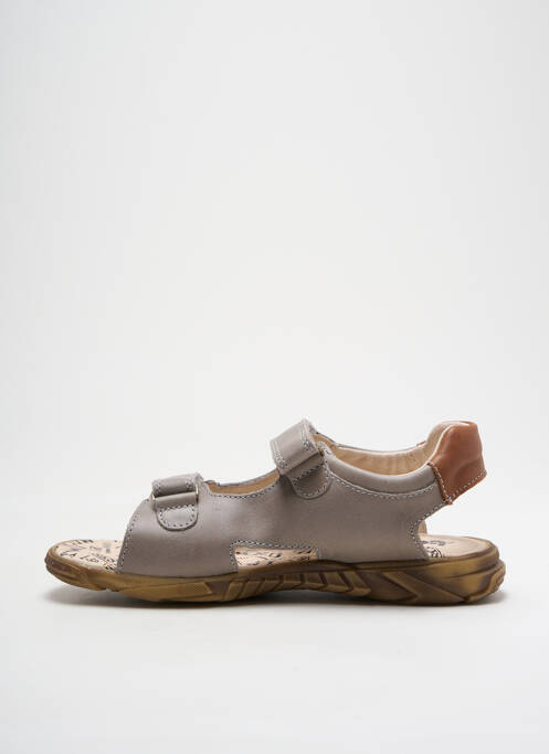 Sandale/Pantofi decupați gri BOPY băiat