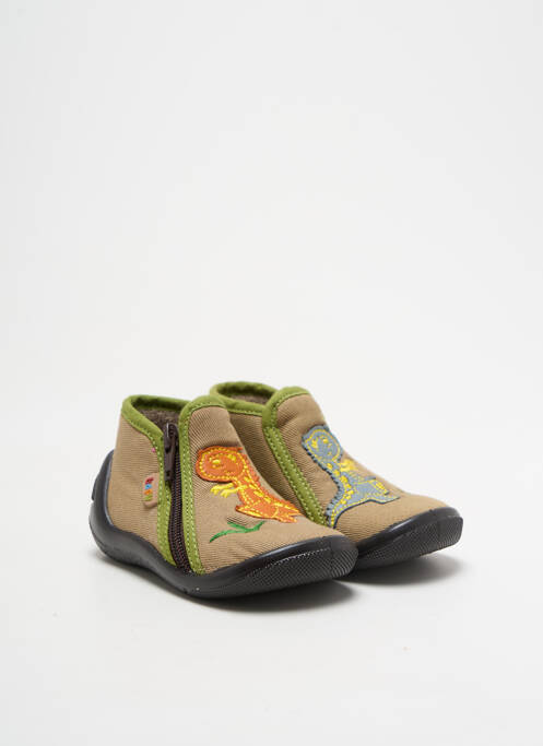 Papuci/Pantofi de casă bej BOPY băiat