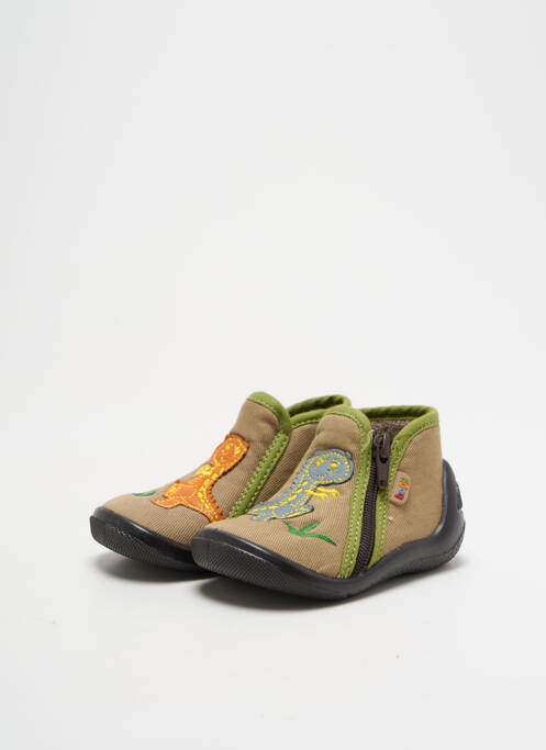 Papuci/Pantofi de casă bej BOPY băiat