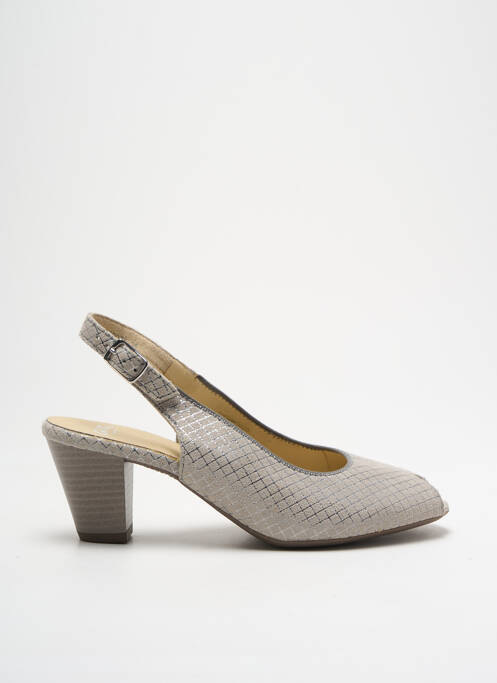 Pantofi cu toc gri ARA femeie