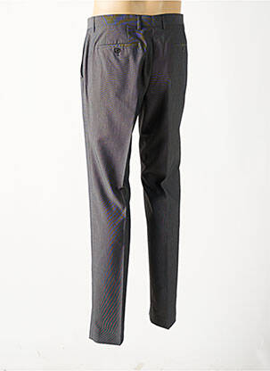 Pantalon slim țesătură melanj talie înaltă gri LIFE STYLER bărbat