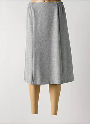 Fustă midi gri GEVANA femeie