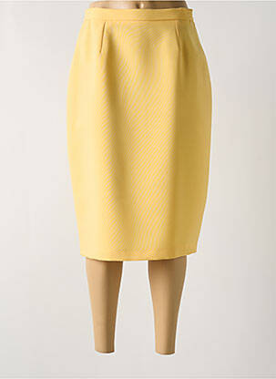 Fustă midi galben FRANK EDEN femeie