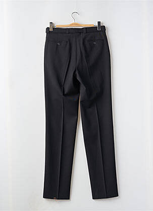 Pantalon drept croială dreaptă negru BRUNO SAINT HILAIRE bărbat