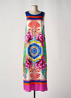 Rochie lungă roz GRACE femeie